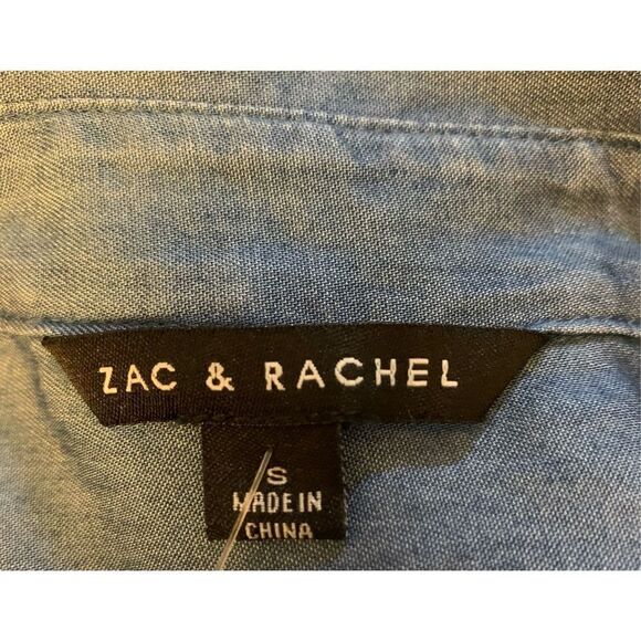 Zac & Rachel Button Down Tunic Top - Picture 5 of 6